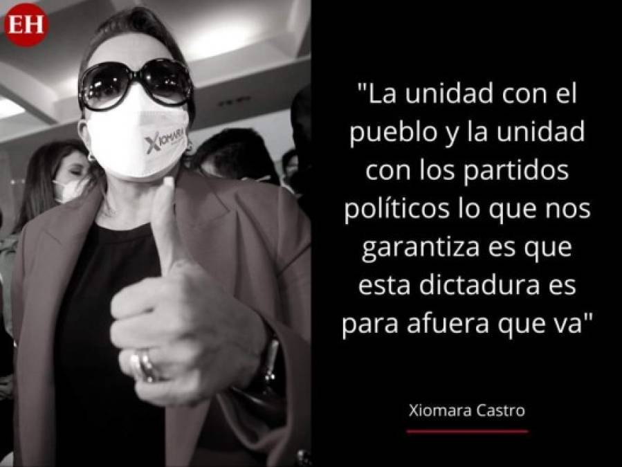 En frases: el discurso de Xiomara Castro al conformar alianza con Nasralla