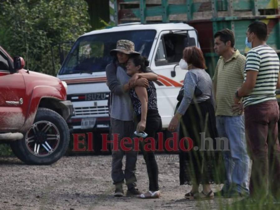 Desgarradoras imágenes del hallazgo de niño ahogado en el río Choluteca