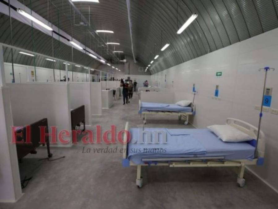 FOTOS: Así luce la sala de covid-19 inaugurada en el Hospital Escuela