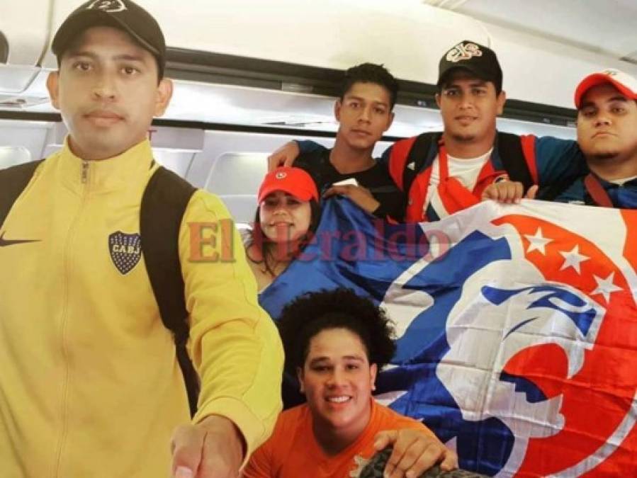 Así llegaron los aficionados de Olimpia a Roatán para presenciar el partido de octavos