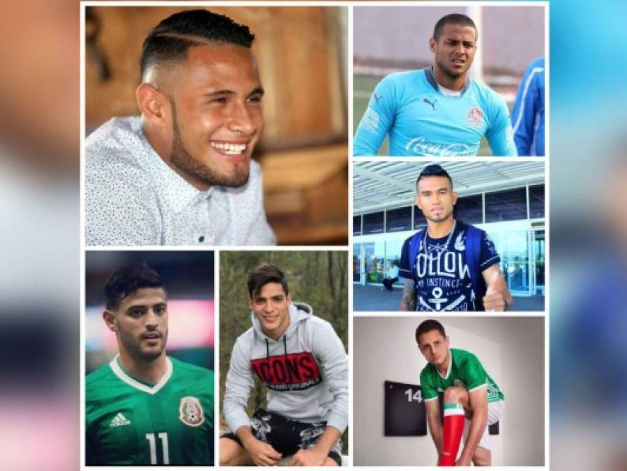 Ellos son los futbolistas más guapos de Honduras y México... ¿Qué te parecen?