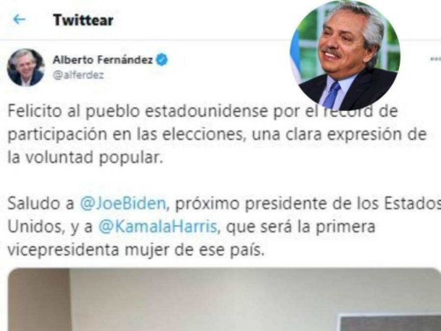 Dirigentes mundiales felicitan a Joe Biden tras ser electo presidente de EE UU