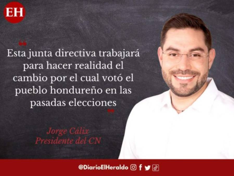 'De este lado no esperen confrontación y pleito': frases de Jorge Cálix, presidente del CN