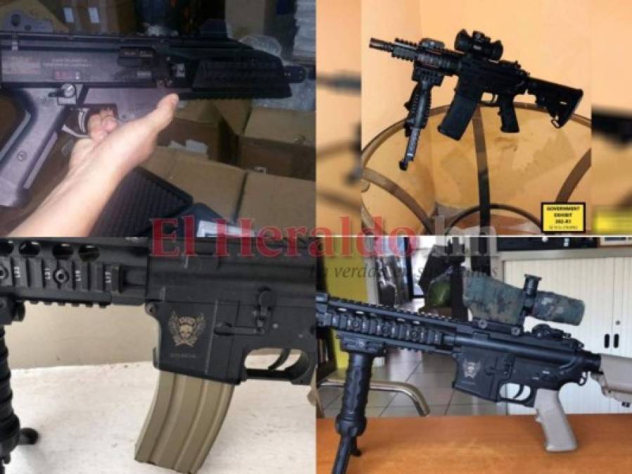 Armas de grueso calibre: las comprometedoras fotos que Tony Hernández tenía en su celular