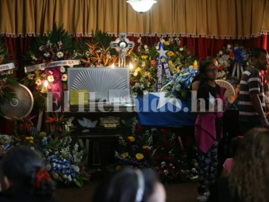 Fotos: Así fue el último adiós de activista del Partido Nacional asesinado en la colonia 21 de Octubre