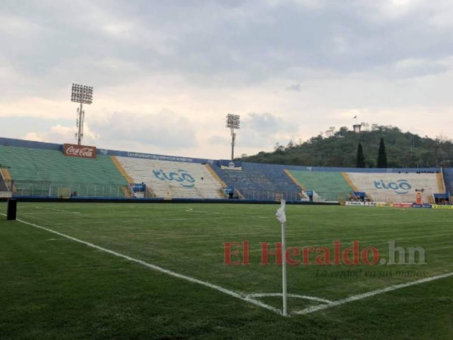 El ambiente previo al Motagua vs Marathón en el Estadio Nacional