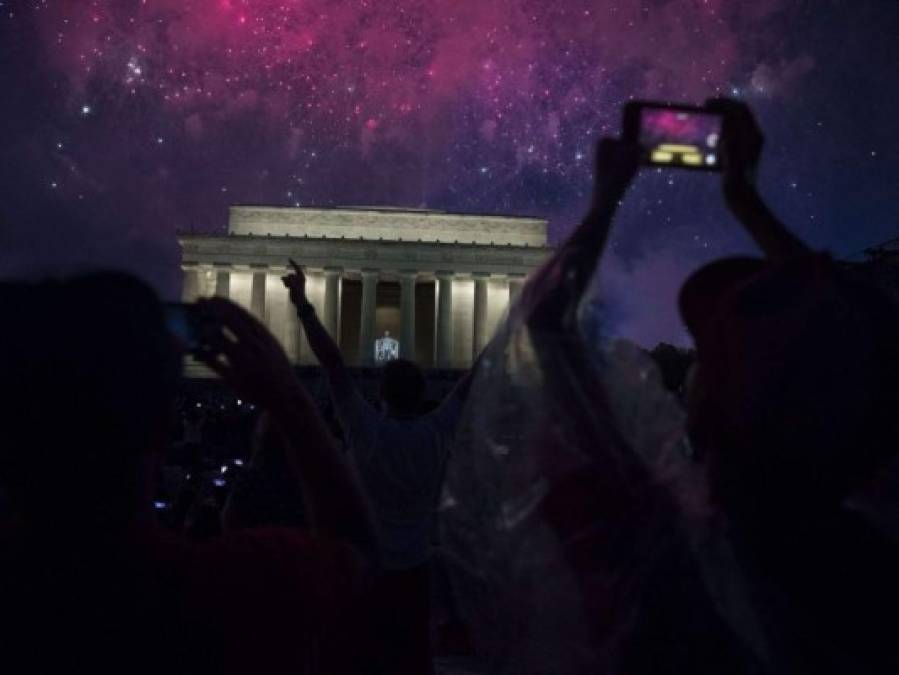 Las espectaculares fotos de la celebración de la independencia de Estados Unidos