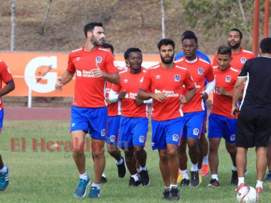 Esto hizo Olimpia en el entrenamiento de este martes en la Villa Olímpica