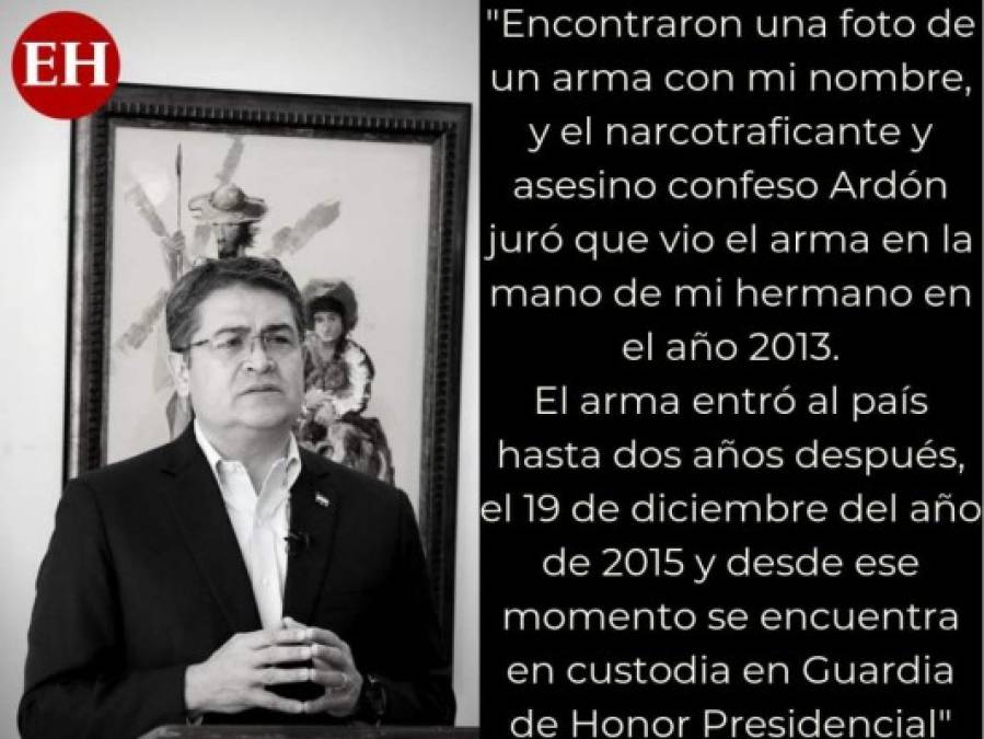 Las frases de JOH en el décimo día de juicio contra su hermano Tony