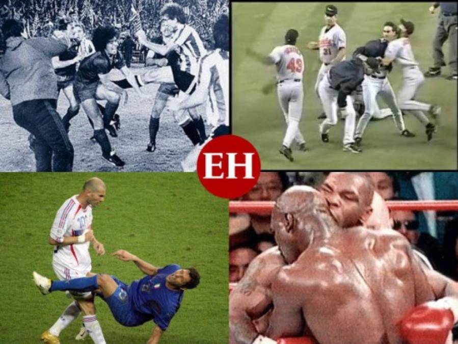 Las peleas y agresiones más infames en la historia del deporte (Fotos)