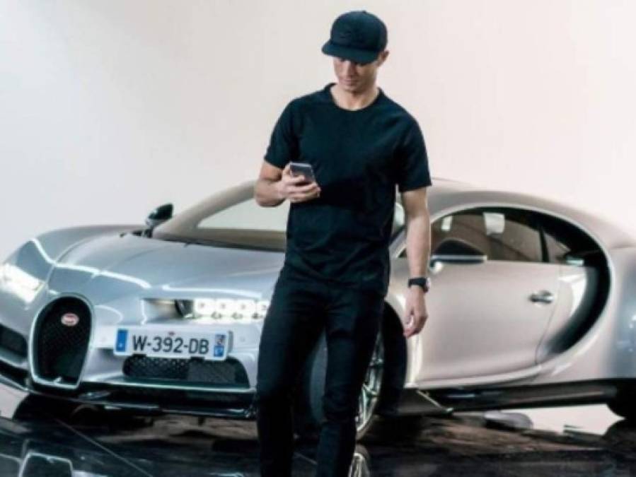 Así es el lujoso Bugatti de Cristiano Ronaldo; solo hay 10 en el mundo (FOTOS)