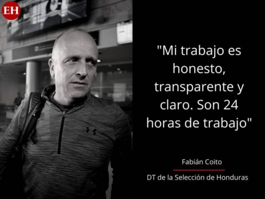 Las frases de Fabián Coito a pesar de la crisis en la 'H'