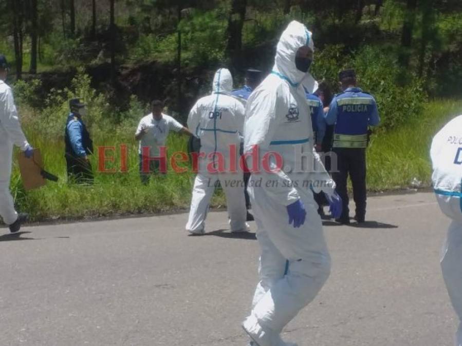 Dramáticas fotos del fatal accidente que dejó dos muertos en salida a Danlí