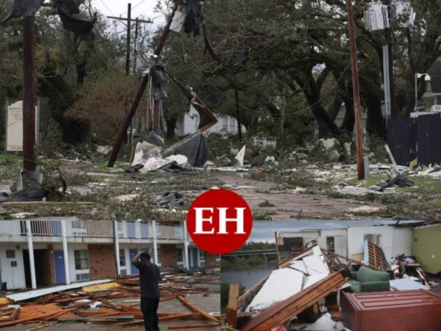 FOTOS: Luisiana y Texas sufren azote del huracán Laura que se debilita  