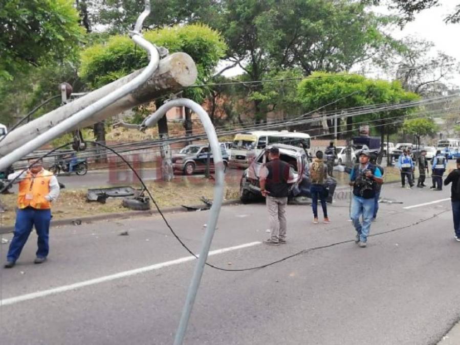 Caos, dinero y balas: Así quedó la escena de asalto a un conductor en Tegucigalpa