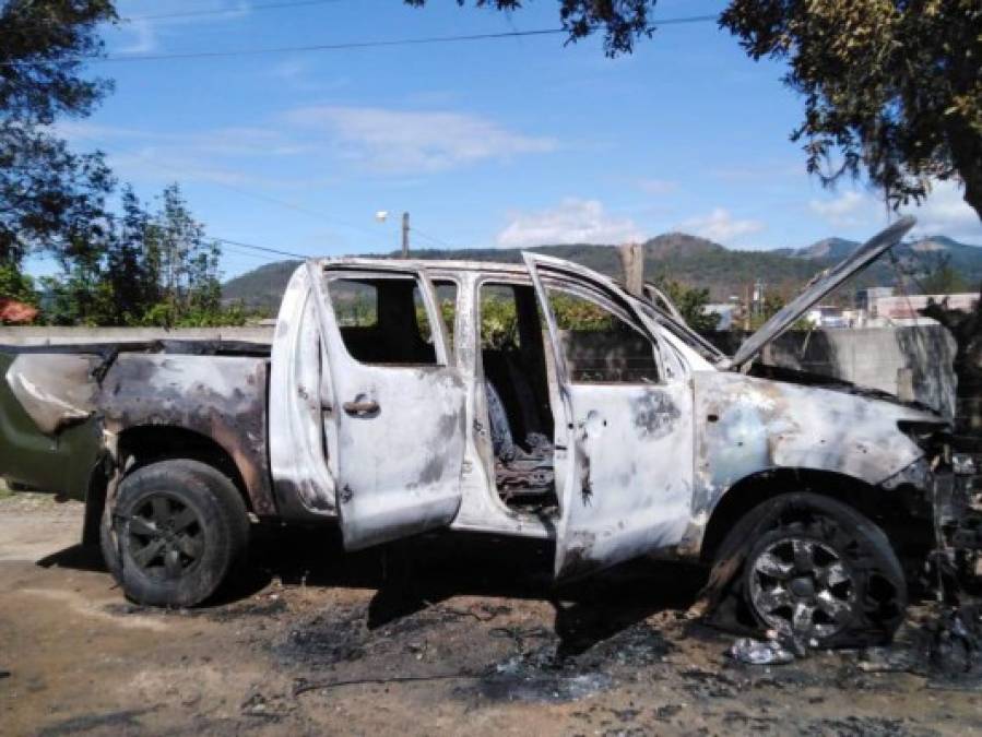 Las fotos que dejó la masacre en La Esperanza, Intibucá