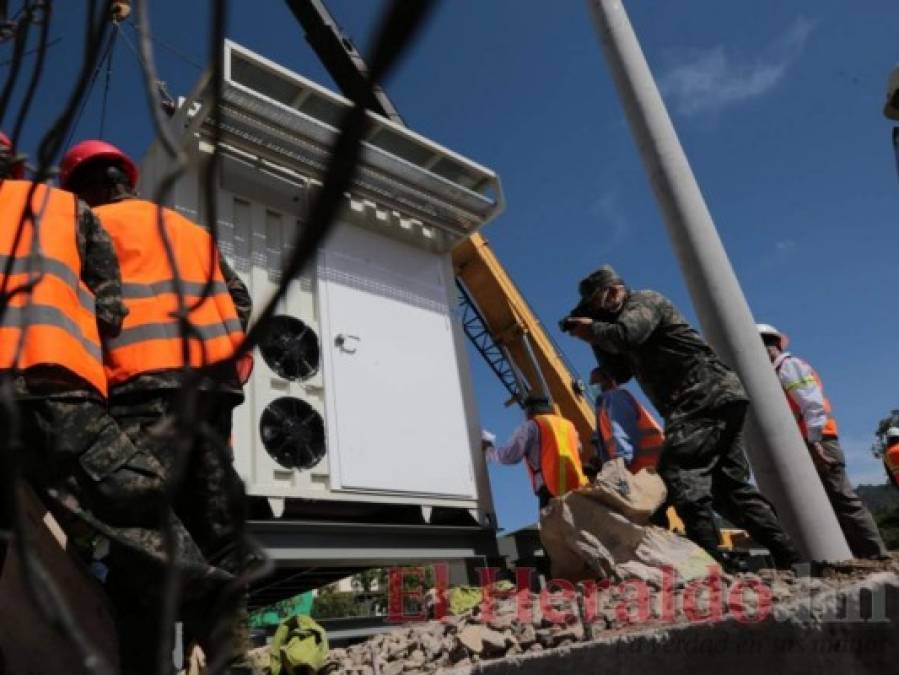 Inicia instalación de primeros módulos de hospital móvil de Tegucigalpa