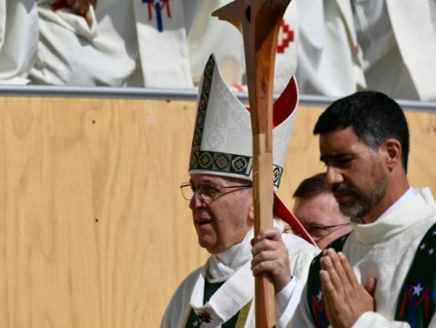 Así fue la multitudinaria misa que ofreció el Papa Francisco en el parque O'Higgins de Chile