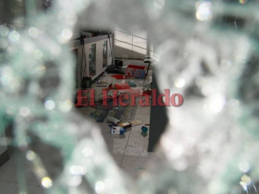 Imágenes de los últimos saqueos registrados en la capital de Honduras