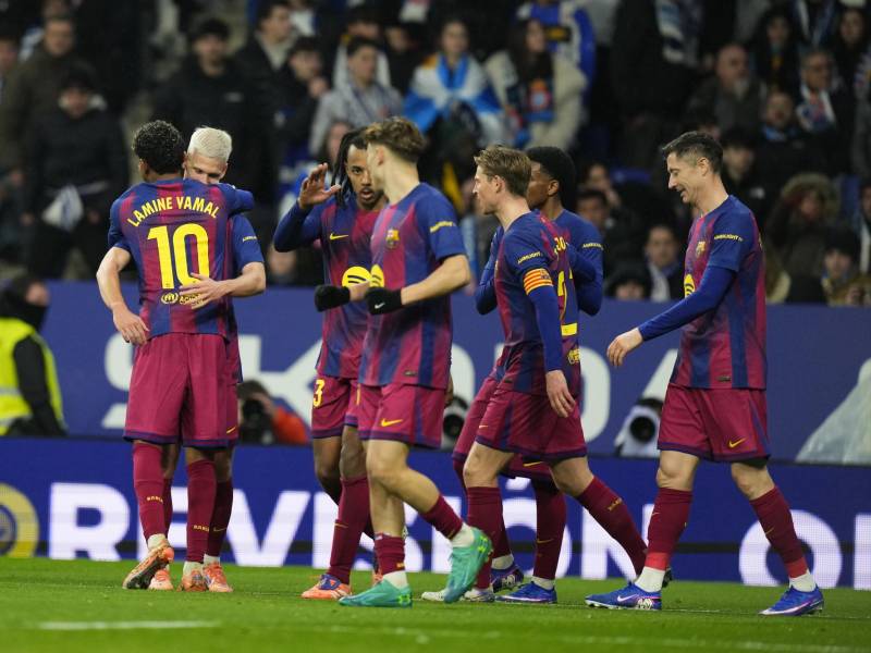 Dani Olmo y Robert Lewandoski salieron desde el banco para dar la victoria a los culés.