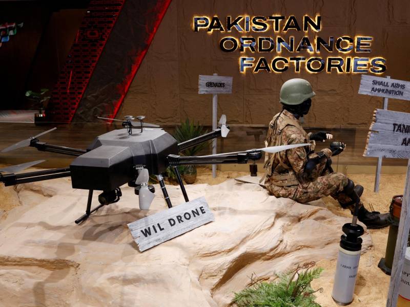 Las autoridades pakistaníes han usado drones para monitorear y atacar a militantes. Un dron militar. (Akhtar Soomro/Reuters)