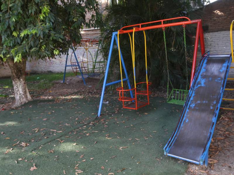 Estos son los juegos que compró Hondupaz por un valor de 70,000 lempiras, pero no tienen ni dos años y ya están deteriorados.