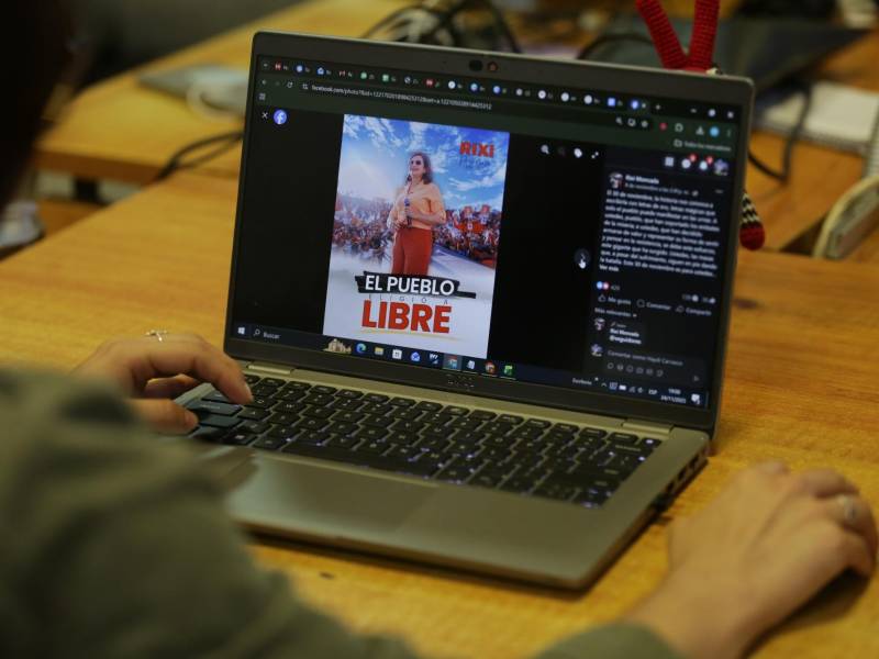 Libre demostró su maquinaria publicitaria para las elecciones generales de 2025. Los usuarios de Meta pudieron ver varias fotografías y videos de Rixi Moncada.