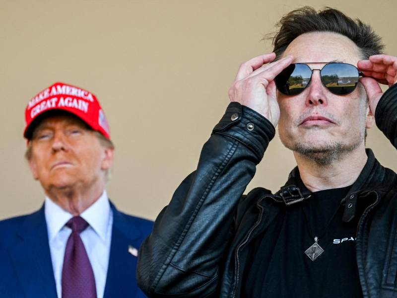El papel de Elon Musk en la Administración Trump duró cuatro meses. En un lanzamiento de SpaceX.