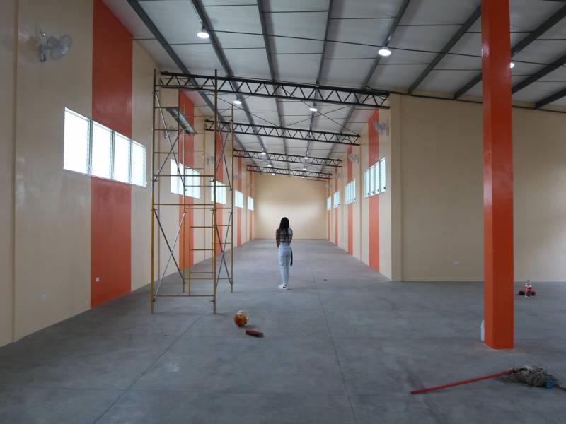 El albergue funcionará solo en la segunda planta de la escuela, toda la parte de abajo es exclusiva para las clases de los alumnos.