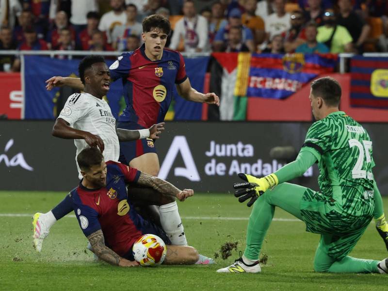 En final de infarto, Koundé salva al Barcelona y es campeón de Copa del Rey ante Real Madrid