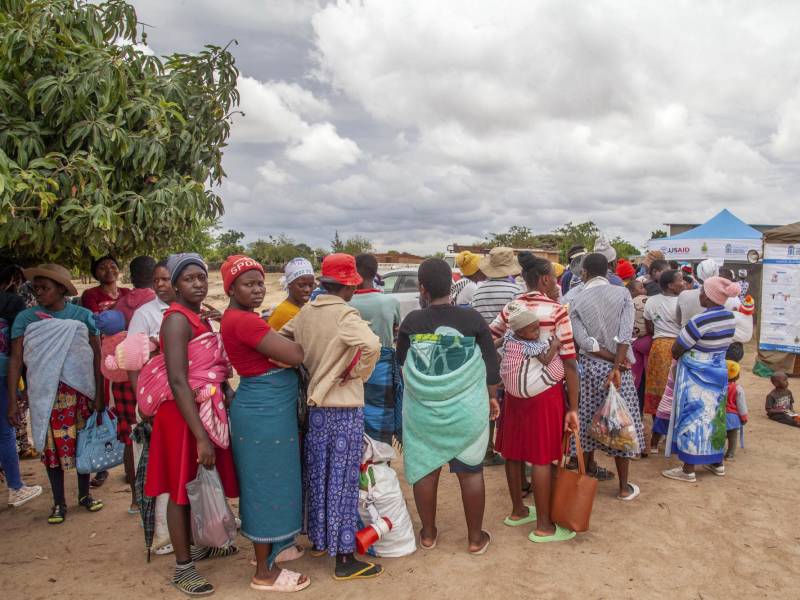 Fondos estadounidenses evitaron 17.1 millones de embarazos no deseados al año. Una clínica en Zimbabue.