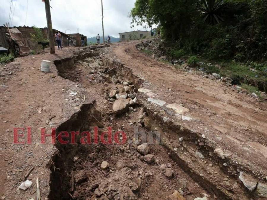 Imágenes de las zonas afectadas en la capital por las fuertes lluvias