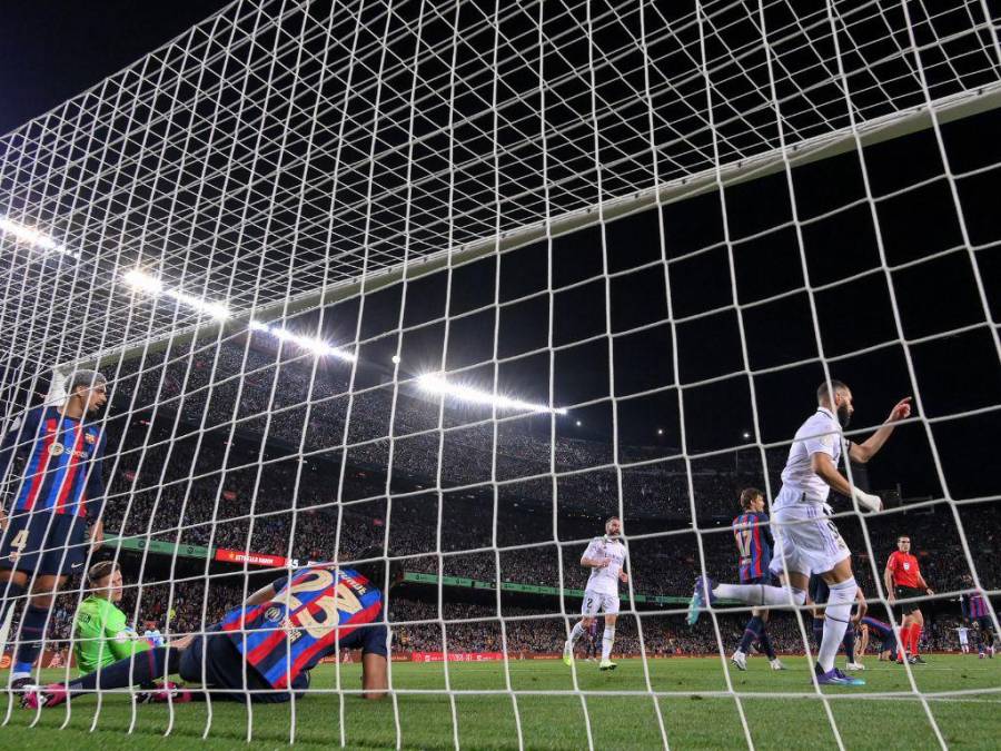 Las imágenes que dejó la goleada 4-0 de Real Madrid a Barcelona en la Copa del Rey