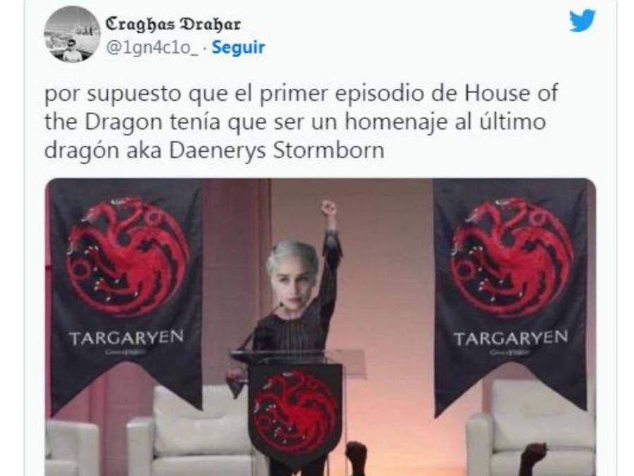 Los mejores memes que dejó el estreno de La casa del dragón