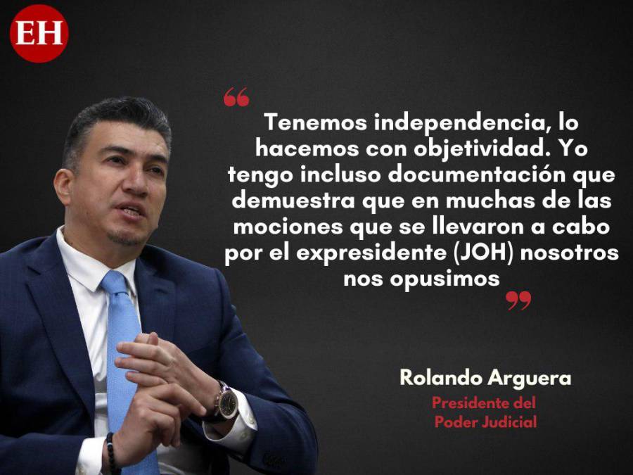 “Siempre tuvimos independencia”: Rolando Argueta niega influencia de JOH en la CSJ