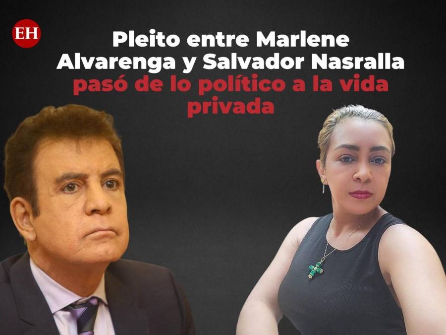 Pleito entre Marlene Alvarenga y Salvador Nasralla pasó de lo político a la vida privada