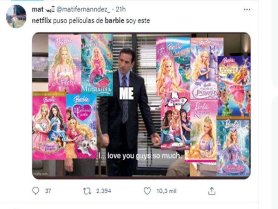 Los mejores memes que dejó la llegada de las películas de Barbie a Netflix