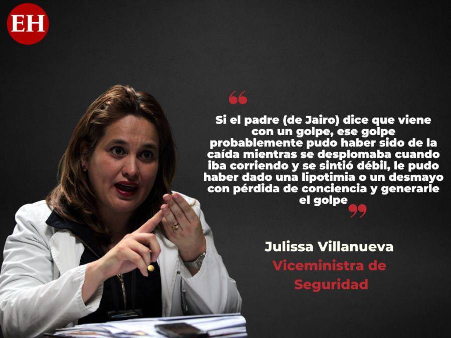 Las frases de Julissa Villanueva tras muerte de dos aspirantes a policías en la ANAPO