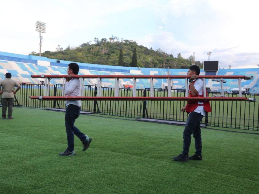 Así avanzan los preparativos en el Estadio Nacional y el cerro Juana Laínez para este 15 de septiembre