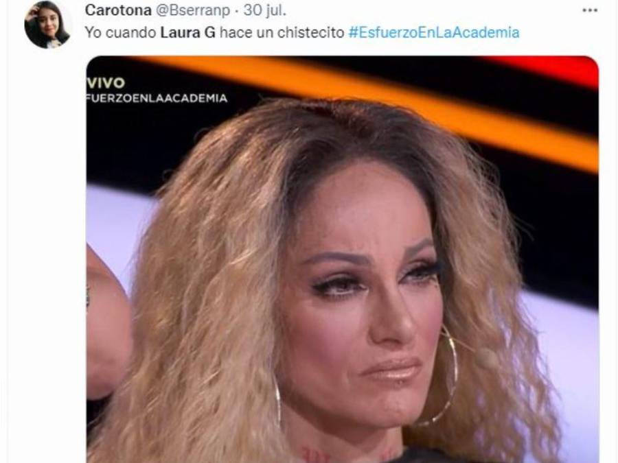 Los divertidos memes que dejó Laura G como conductora de La Academia