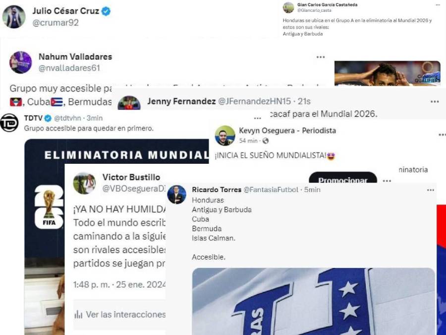 Grupo de Honduras en eliminatoria: Así reaccionan los medios