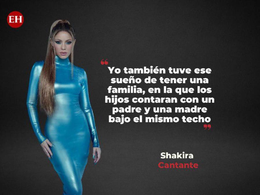 “Tuve ese sueño de tener una familia”: las declaraciones de Shakira sobre su ruptura con Piqué