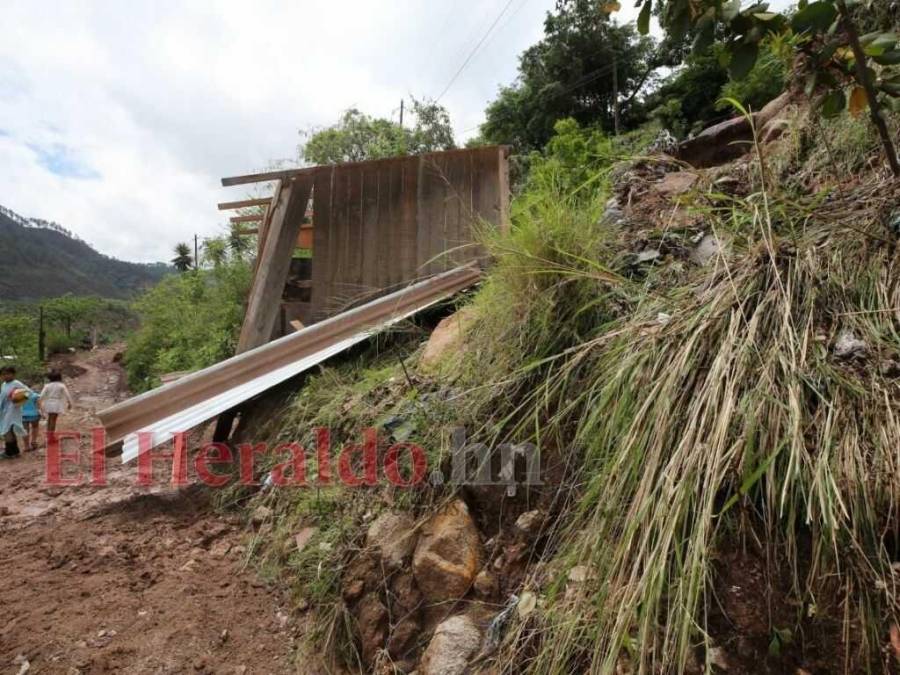 Imágenes de las zonas afectadas en la capital por las fuertes lluvias