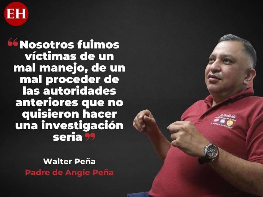 Las frases del padre de Angie Peña a ocho meses de que su hija desapareció en Roatán