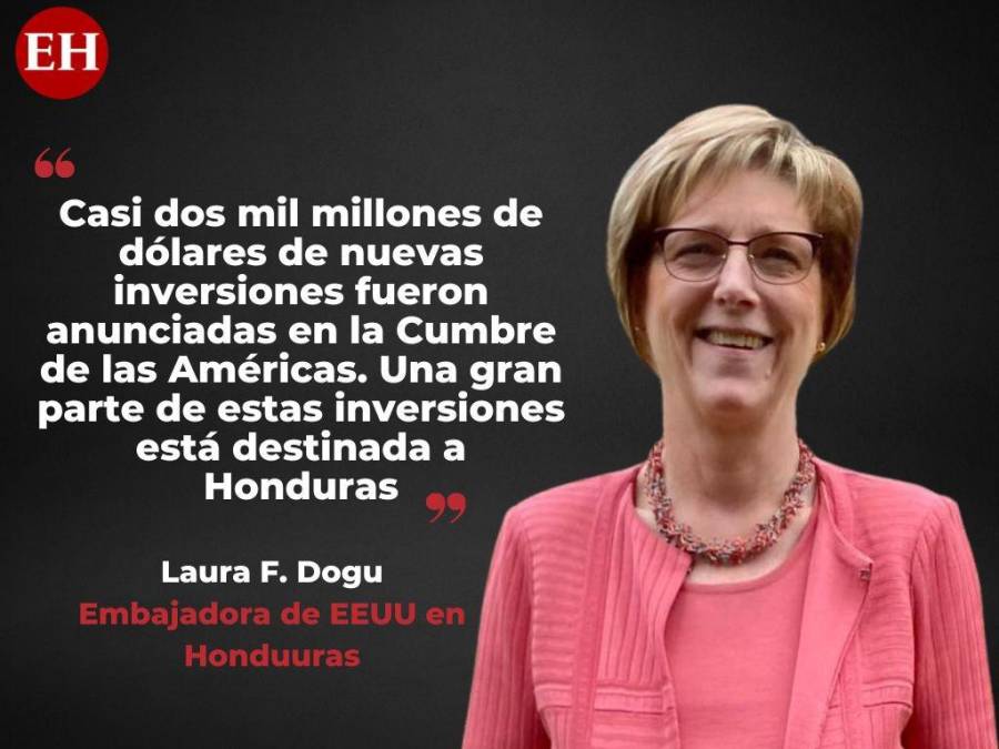 Las frases de la embajadora Laura Dogu sobre Honduras y la preocupación de EEUU
