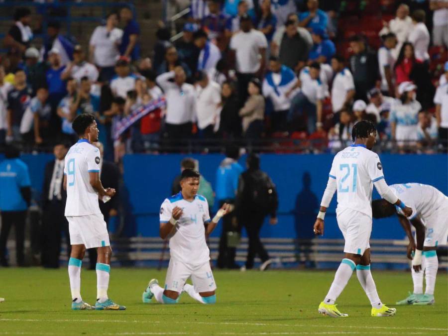 Caras largas en Honduras luego de dura eliminación ante Costa Rica