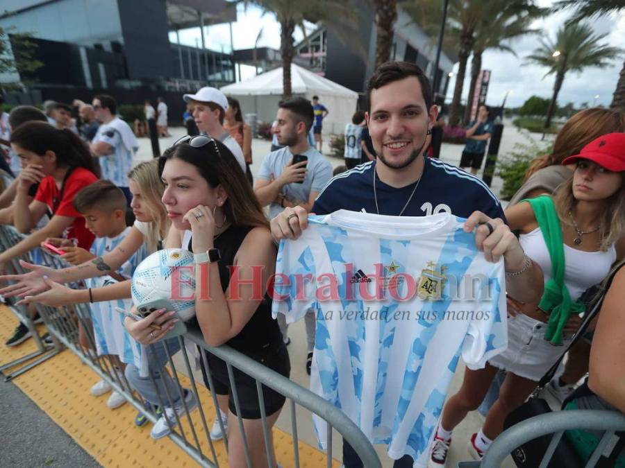 Locura por Messi: Así se vivió el entrenamiento de Argentina en Miami