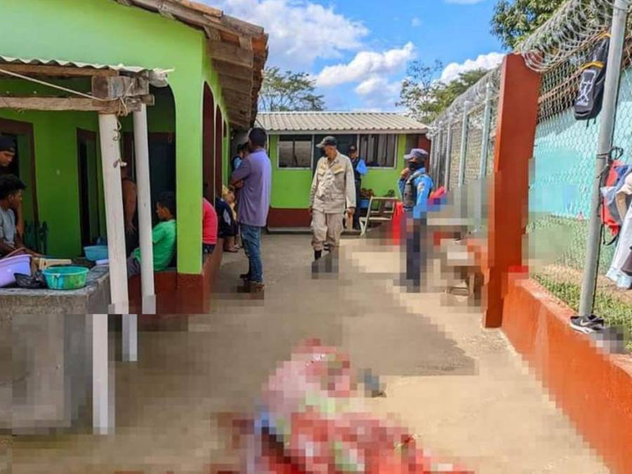Las dolorosas fotos que dejó masacre en Cayo Blanco, Juticalpa