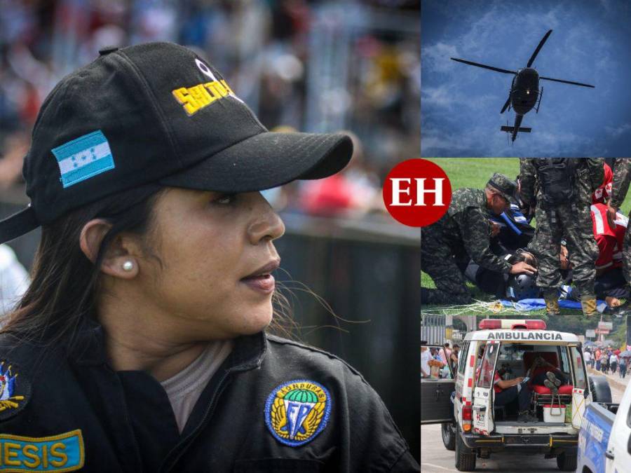 Caída en el Río Choluteca, fractura y aterrizaje en sector silla: incidencias en el show de paracaidistas