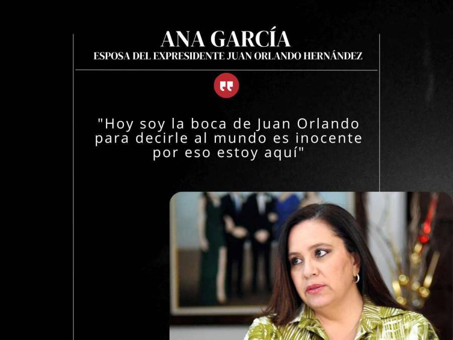 “Soy la boca de Juan Orlando”: Frases de Ana García tras culpabilidad de JOH